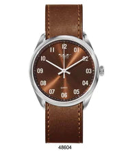 Ladies Watch, with brown leather band